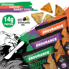 Natural Endurance pea-lentil blend for protein-rich chips.