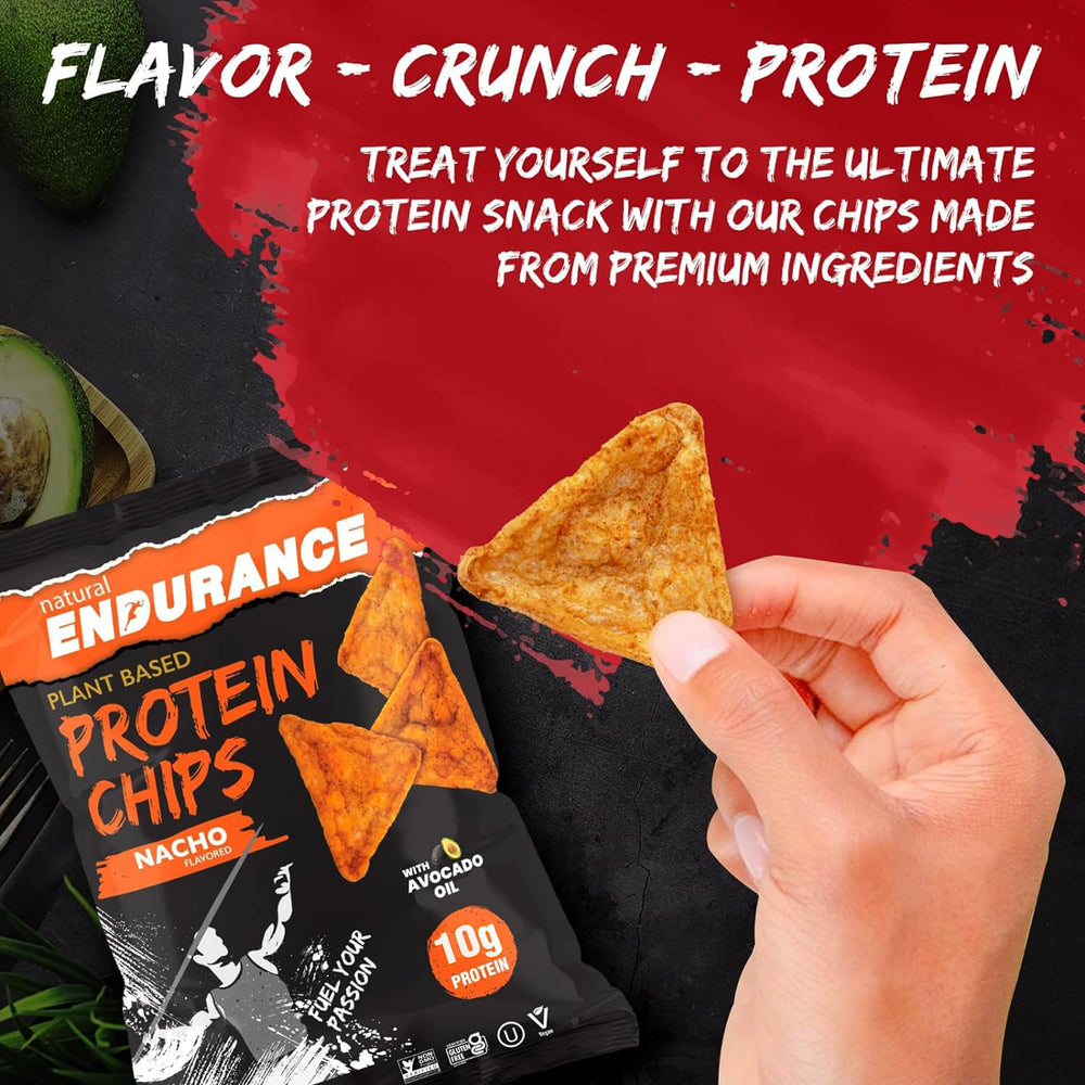 Natural Endurance Sweet Chili bag, vibrant aroma and protein boost.