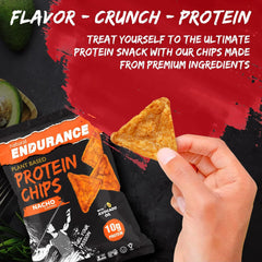 Natural Endurance Sweet Chili bag, vibrant aroma and protein boost.