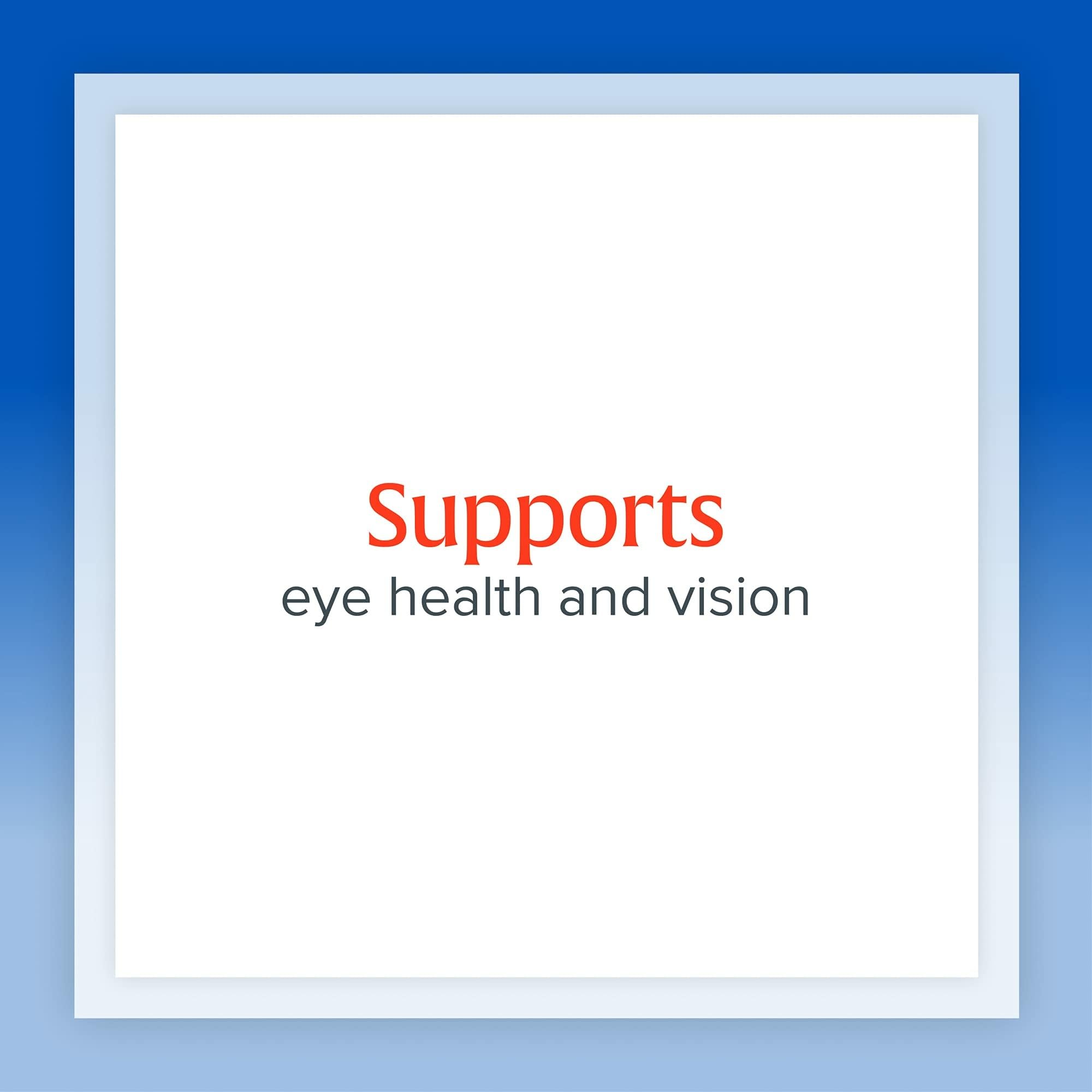 Natural Factors Advanced Eye Factors label with third-party purity testing details.