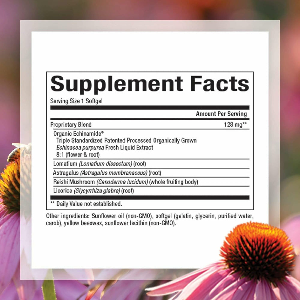 Natural Factors Anti-V Formula bottle side profile showing dosage info.