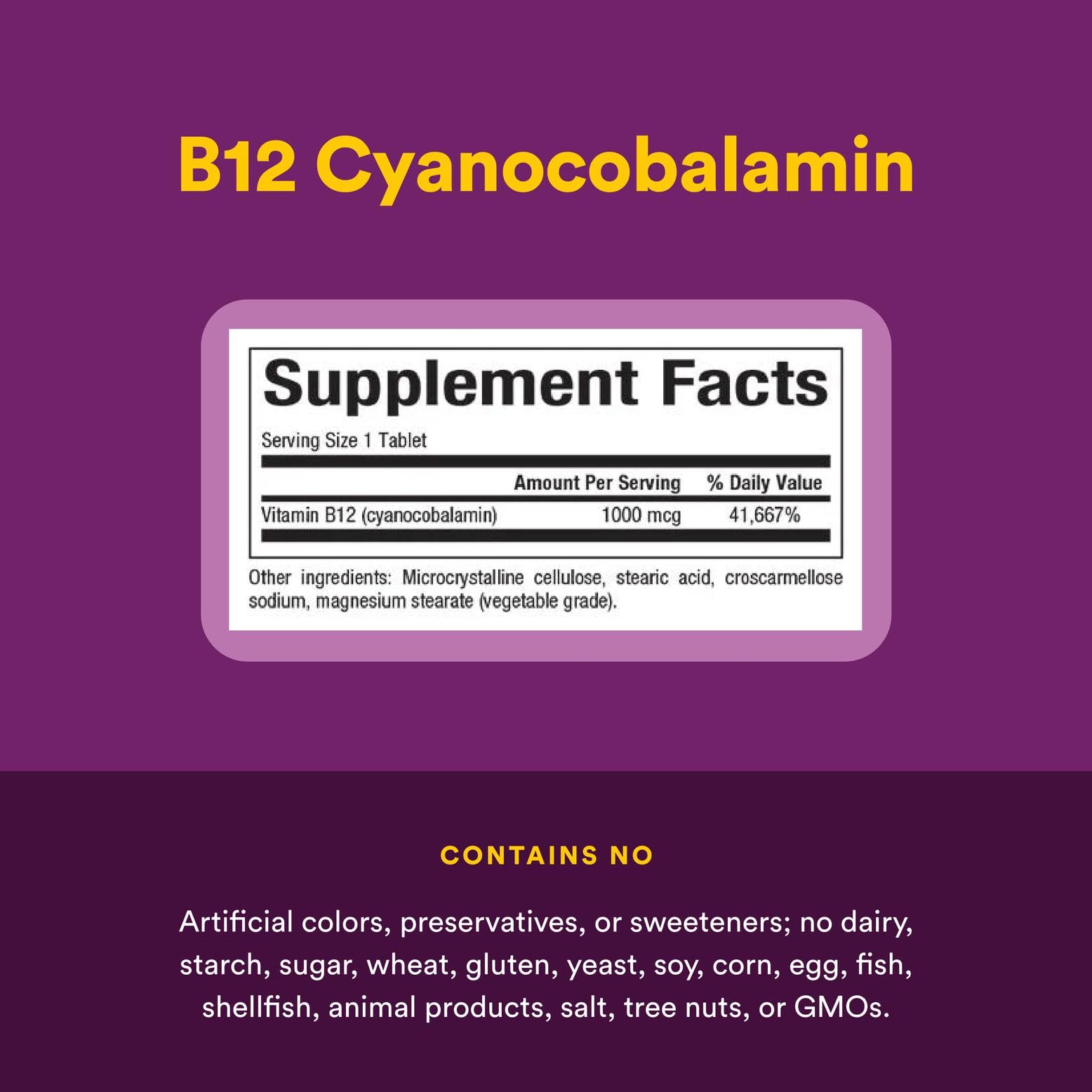 Natural Factors B12 1000 mcg bottle inside view for convenient packaging.