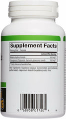 Natural Factors Betaine HCL 500mg bottle pour showing convenient mealtime serving.
