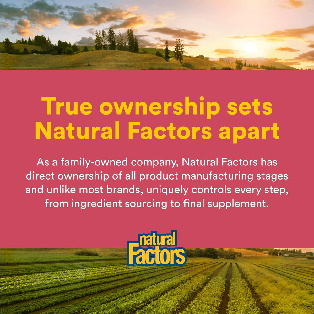 Certificado ISURA de Natural Factors, garantía de calidad y pureza