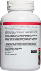 Close-up of CherryRich label highlighting 36to1 extract potency.