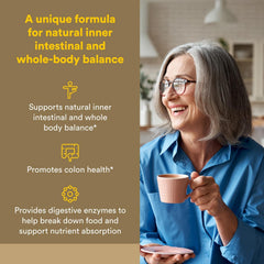 Close-up of ClenZyme capsules for easy daily use.