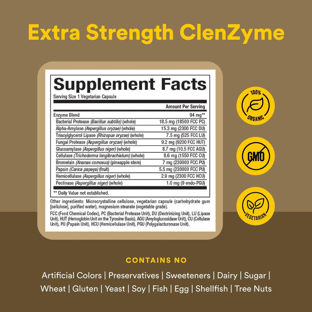 Ingredients list highlighting plant-based nutrients and whole-food sources.