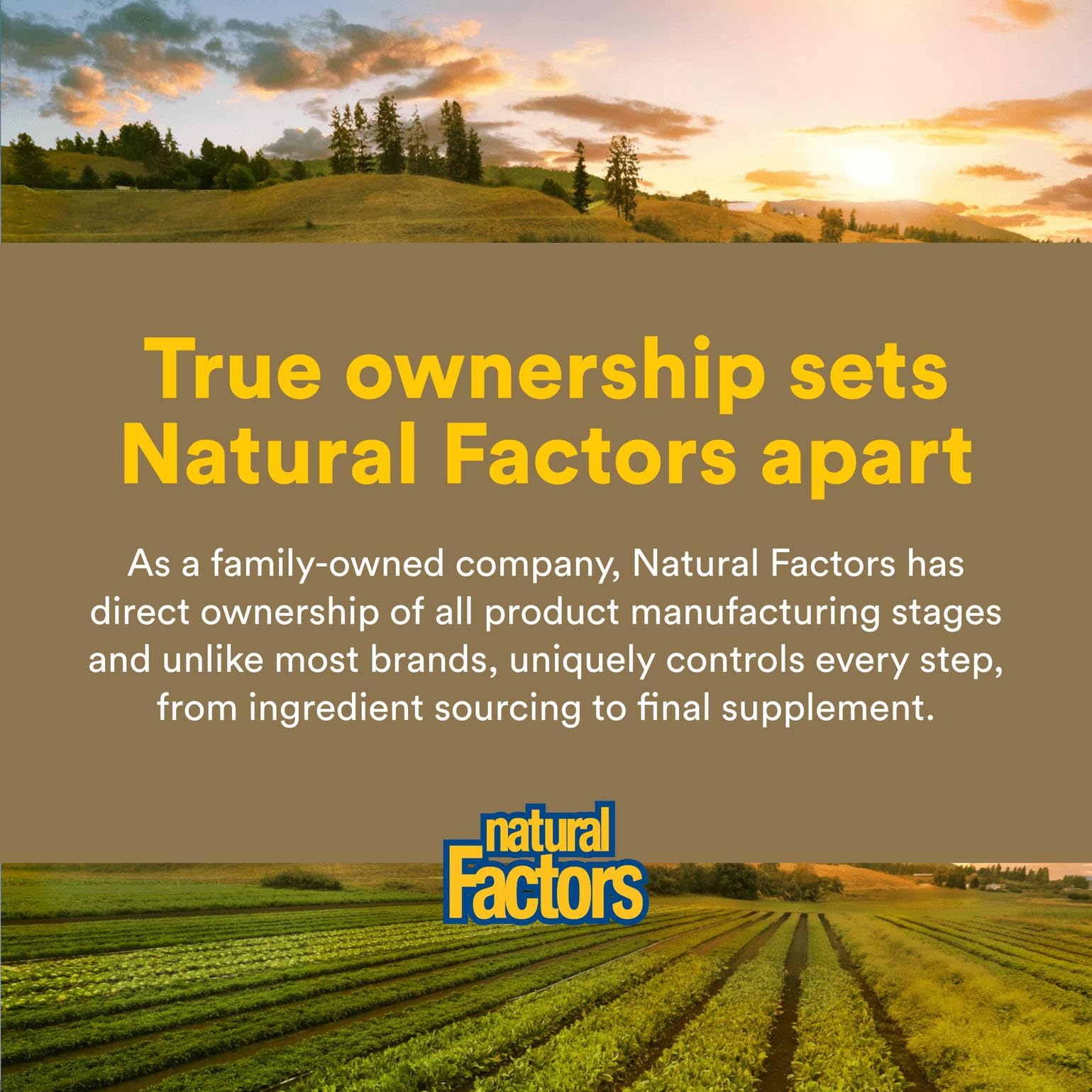 Label highlights bone support and heart function nutrients.
