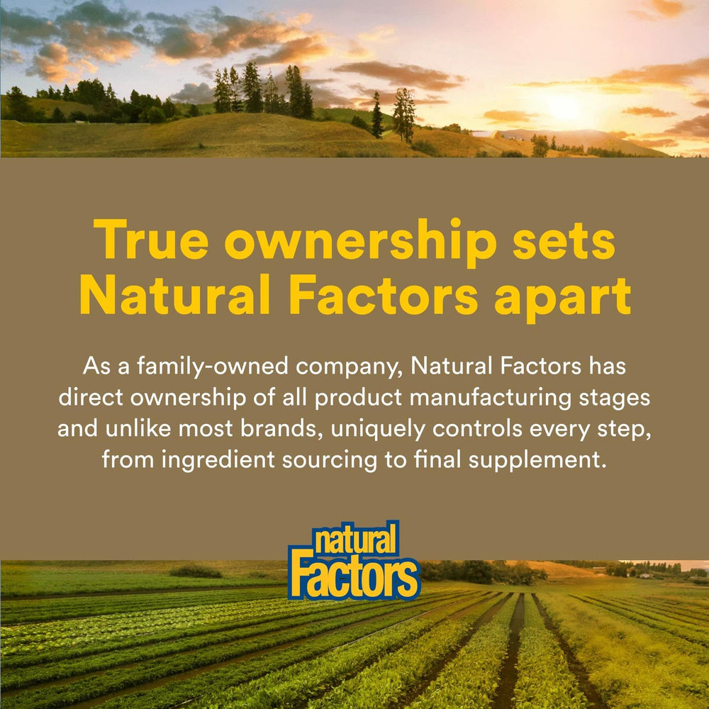 Label highlights bone support and heart function nutrients.