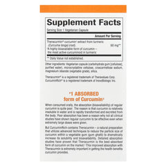 Natural Factors CurcuminRich capsules closeup showing orange capsules.