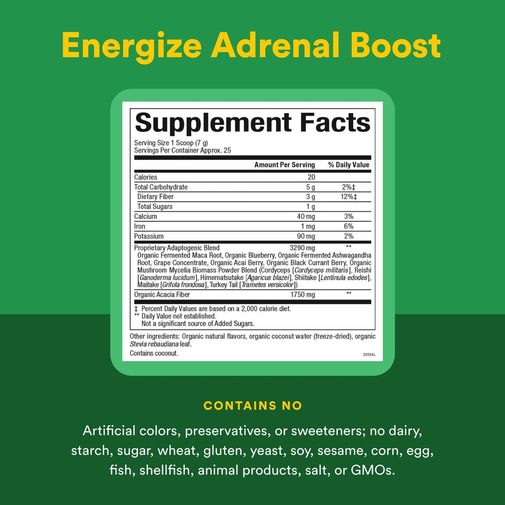 Berries blend image of Energize Adrenal Boost with flavor and antioxidants