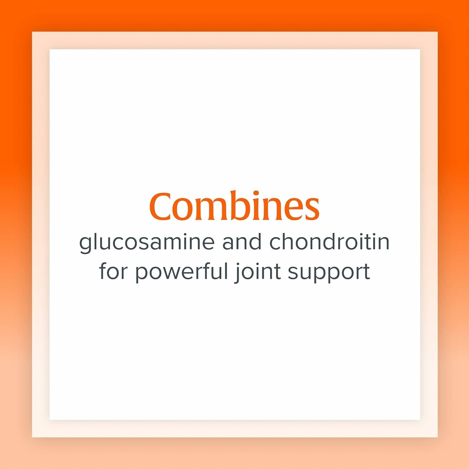 Natural Factors Glucosamine Chondroitin serving size image for daily intake.