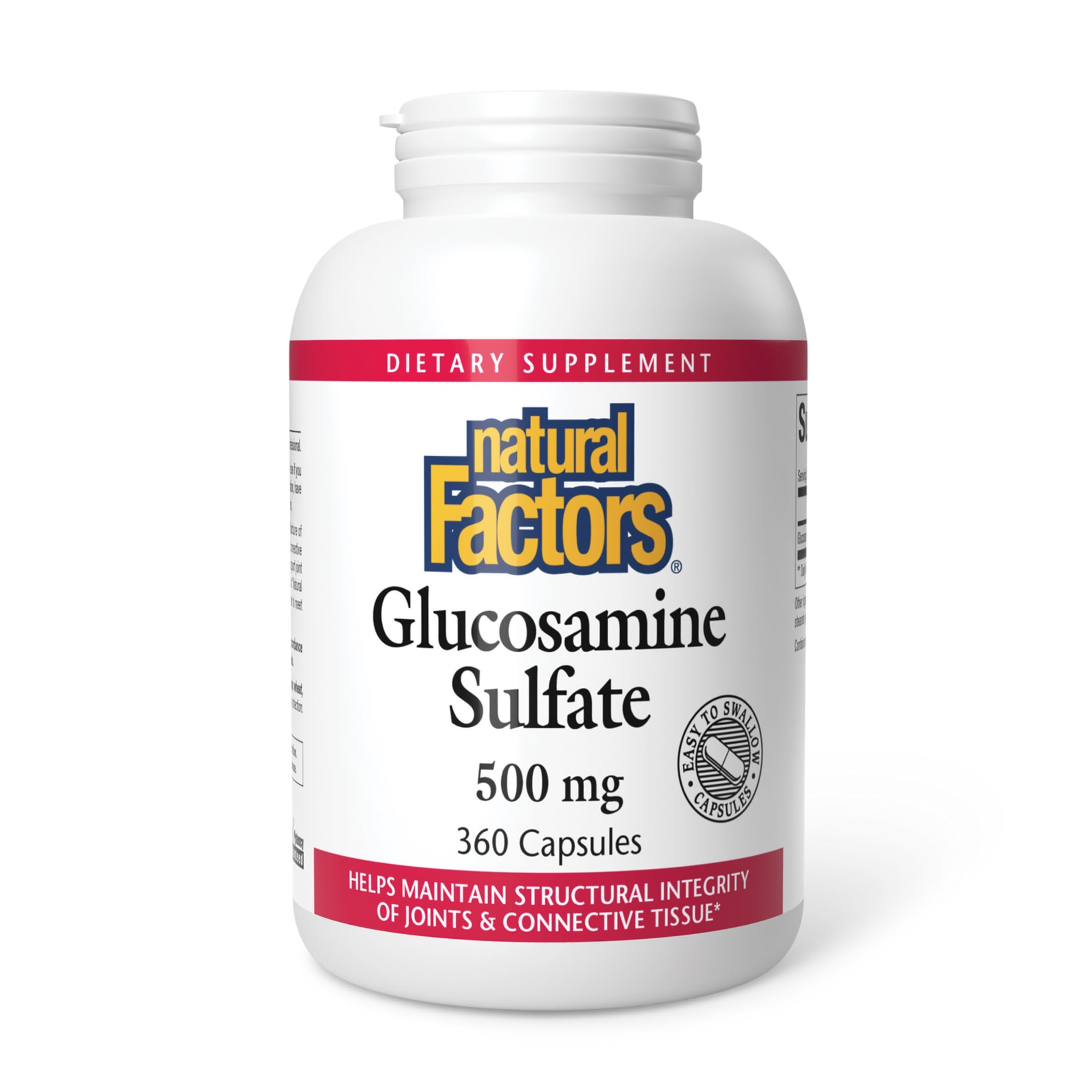 Natural Factors Glucosamine Sulfate bottle supports daily joint mobility.