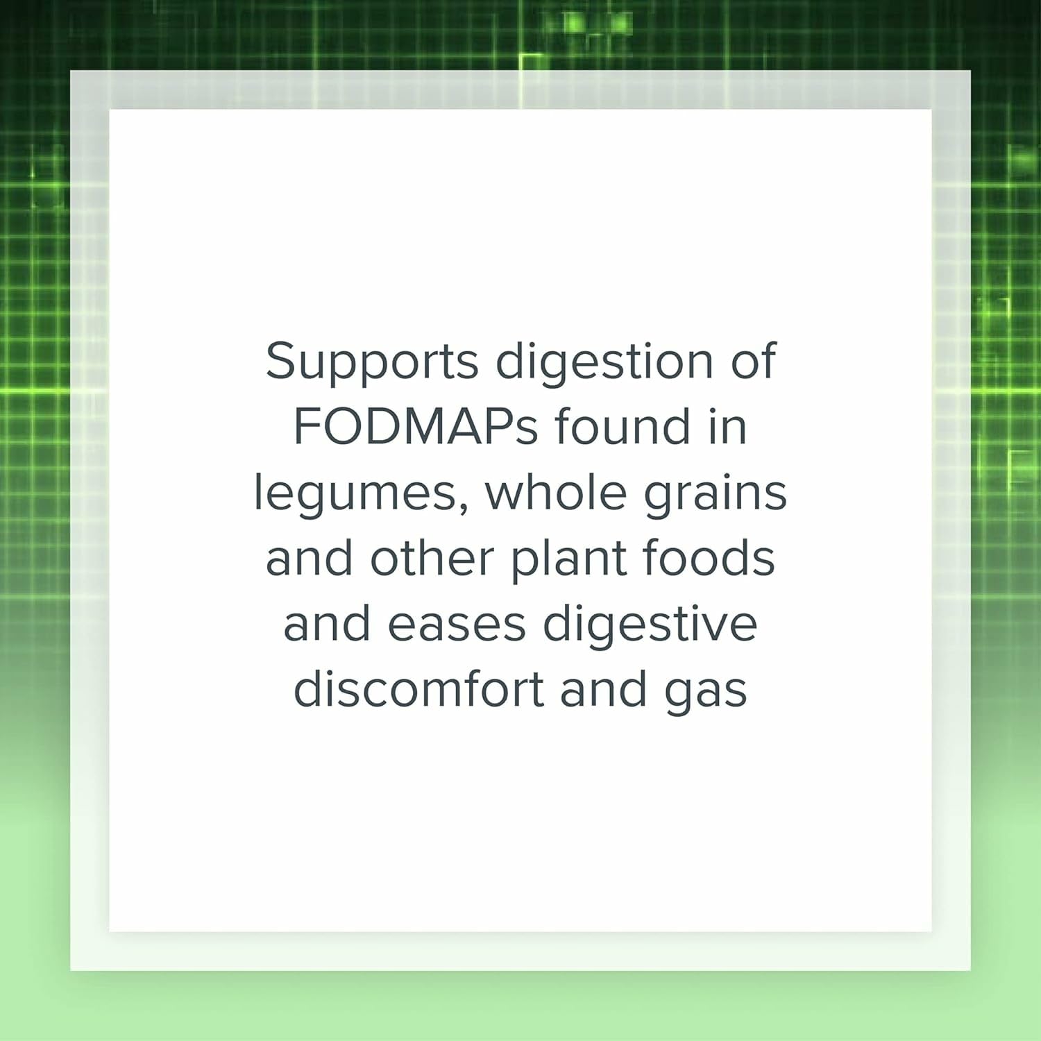 Natural Factors bottle on counter communicates convenient non-GMO digestive support.