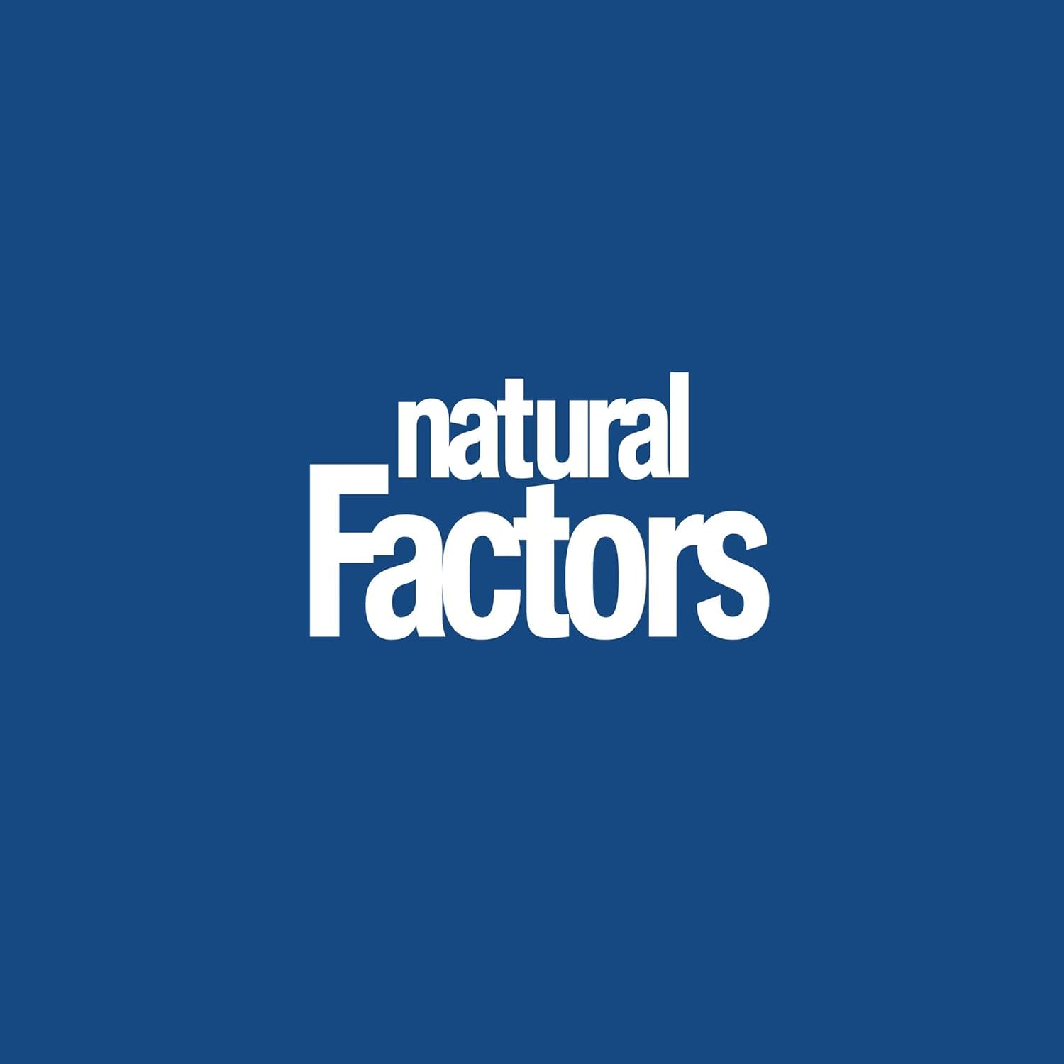 Natural Factors Kids Vitamin C 500 mg bottle label highlights non-GMO and vegan.