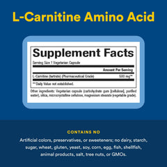 Natural Factors L-Carnitine bottle beside a glass supports simple daily use.