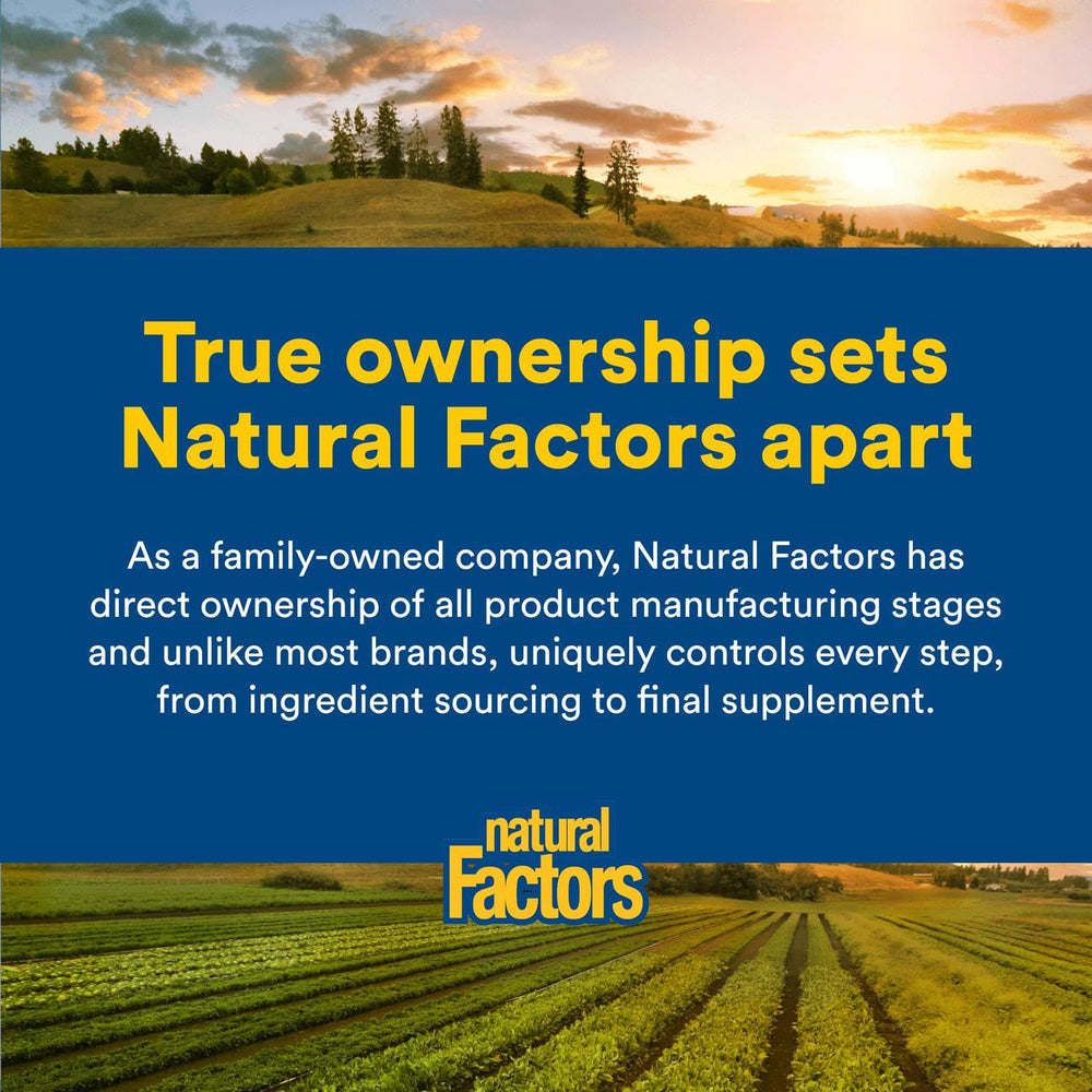 Natural Factors lab facilities highlighting research and product development capabilities.