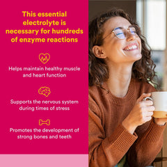 Natural Factors Magnesium Citrate capsules closeup, easy-to-swallow capsules for daily use.