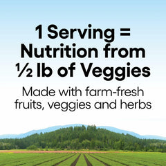 Natural Factors 50+ multivitamin label showing Farm Fresh Factors and organic sourcing.