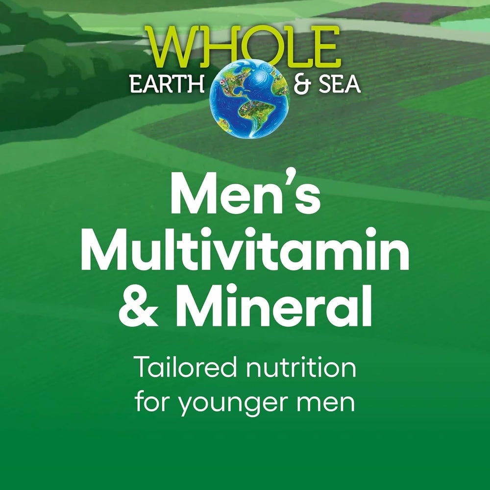 Natural Factors Men's Multivitamin tablets close-up for daily nutrition and energy