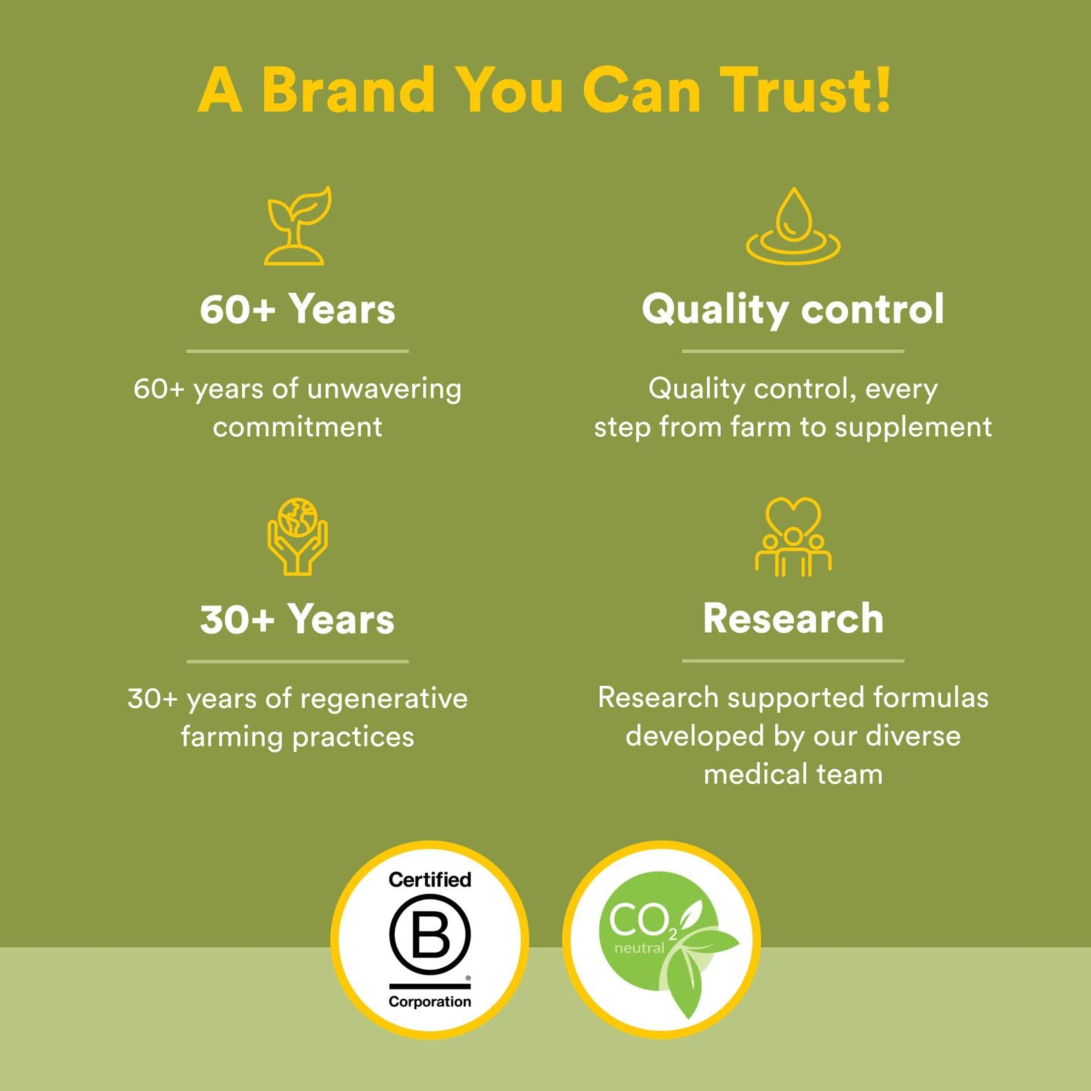 Packaging shows third-party testing, enhancing product quality assurances