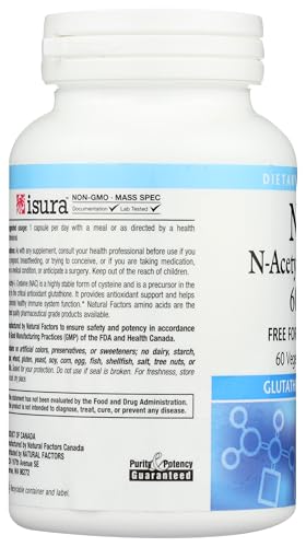 Natural Factors NAC lung health view hints at respiratory resilience support.