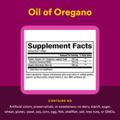 Natural Factors Oil of Oregano softgel daily-use image