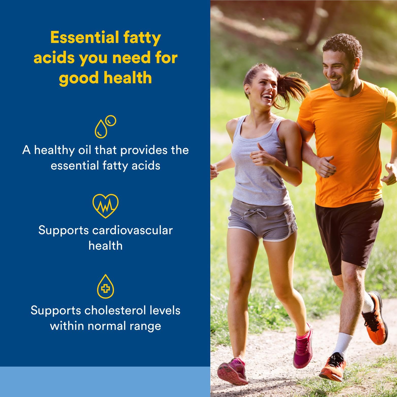 Natural Factors flaxseed oil capsules designed for convenient daily omega-3 intake