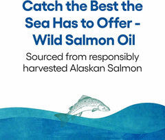 Natural Factors Omega Factors wild-alaskan-salmon-oil Alaska waters label highlights sustainable sourcing