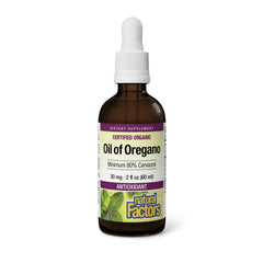 Natural Factors Oil of Oregano bottle ready for daily immune support.