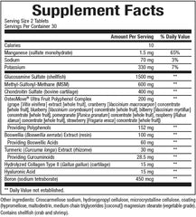 Natural Factors OsteoMove bottle label close-up with non-GMO claim