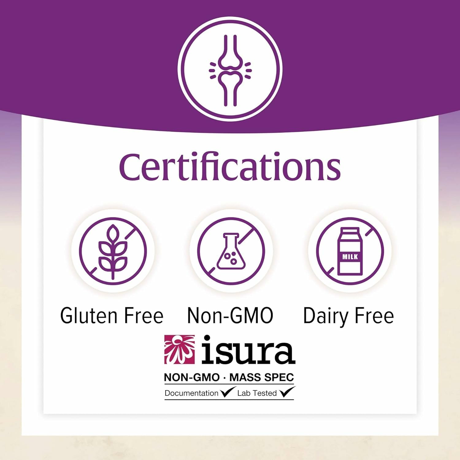 OsteoMove information panel summarizes daily intake guidance