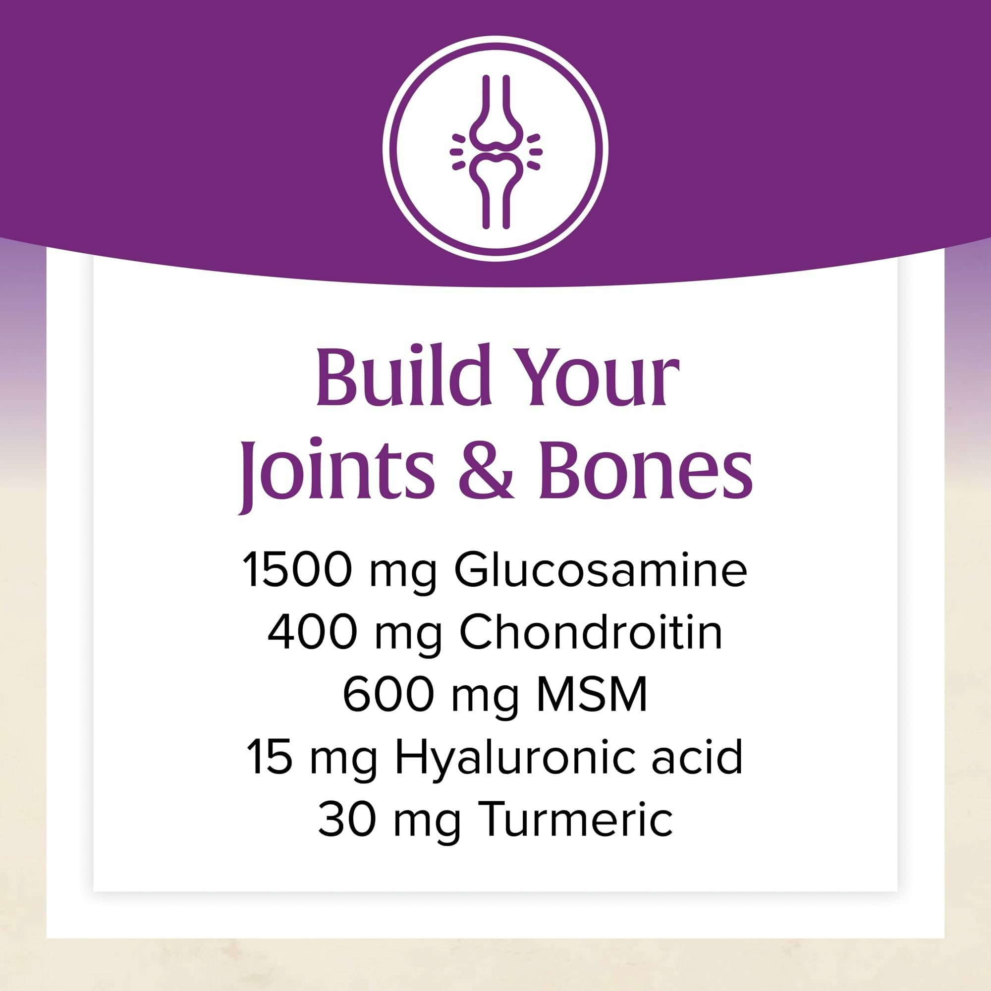 OsteoMove label close-up emphasizes non-GMO and allergen-free notes