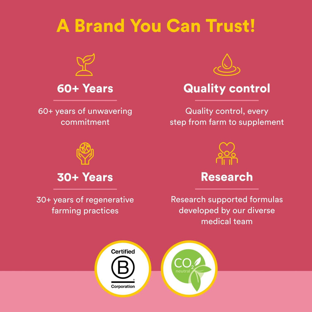 Natural Factors packaging emphasizes sustainability and non-GMO quality
