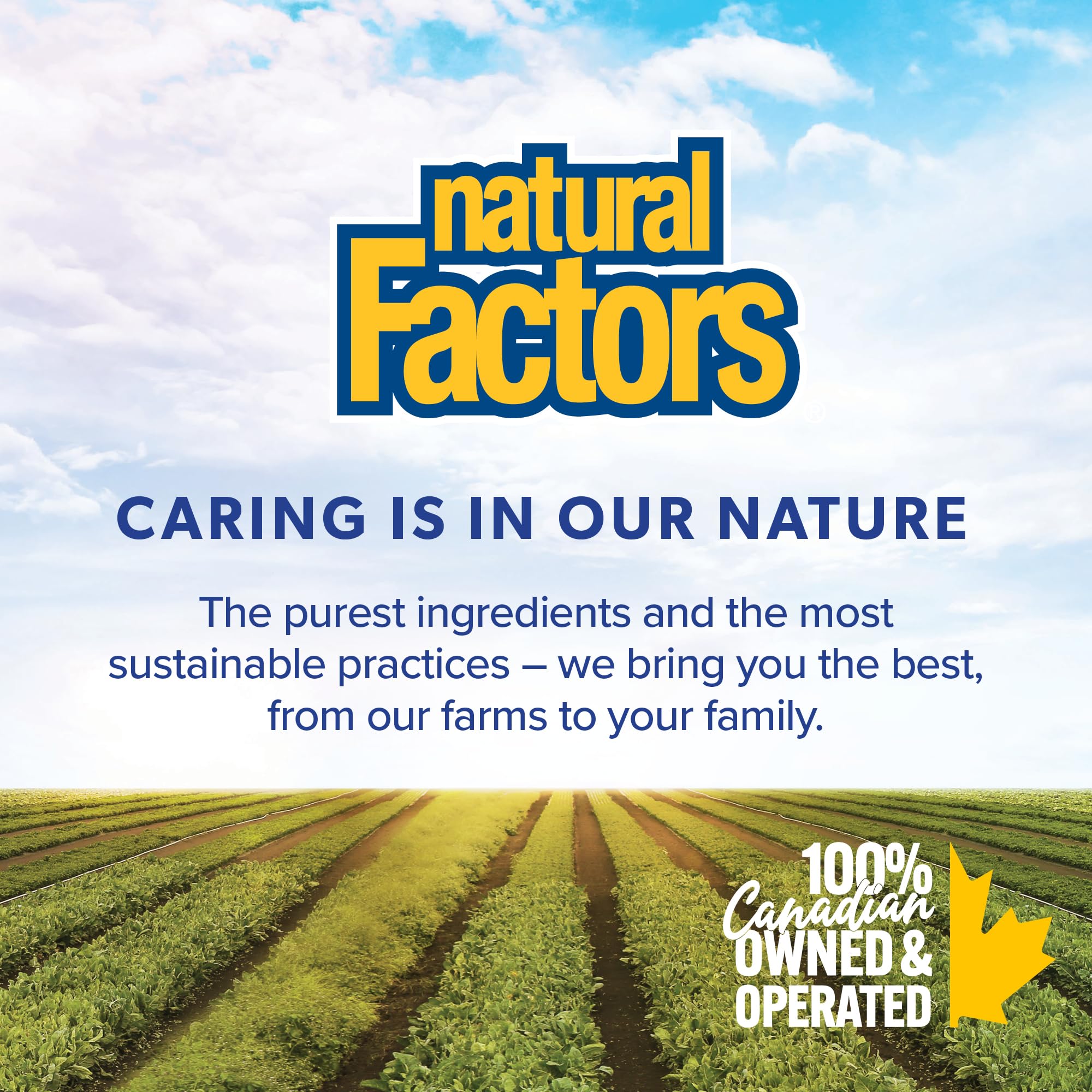 Natural Factors PEA400 promotional image suggests plant-based wellness