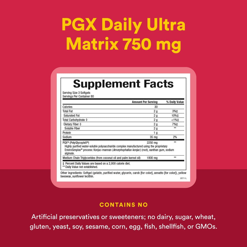 Natural Factors PGX Daily Ultra Matrix MCT oil blend visual emphasizing clean energy