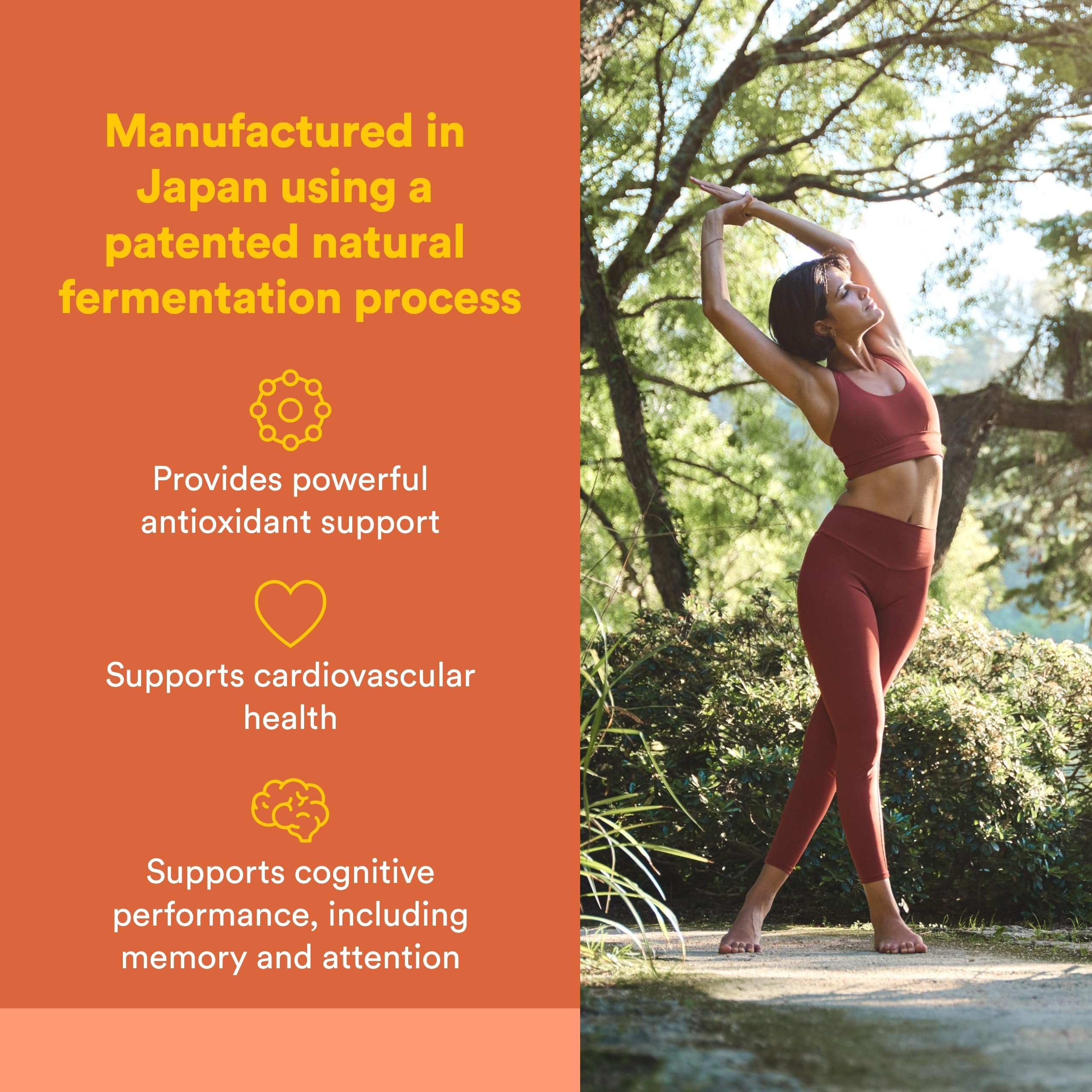 Natural Factors PQQ-10 capsule being poured into hand for easy daily use