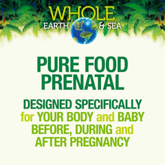 Natural Factors Prenatal ingredients label visible, highlighting nutrient-rich formulation
