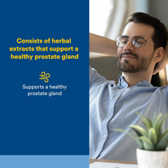 Natural Factors Prostate Health formula label closeup highlighting quality ingredients.