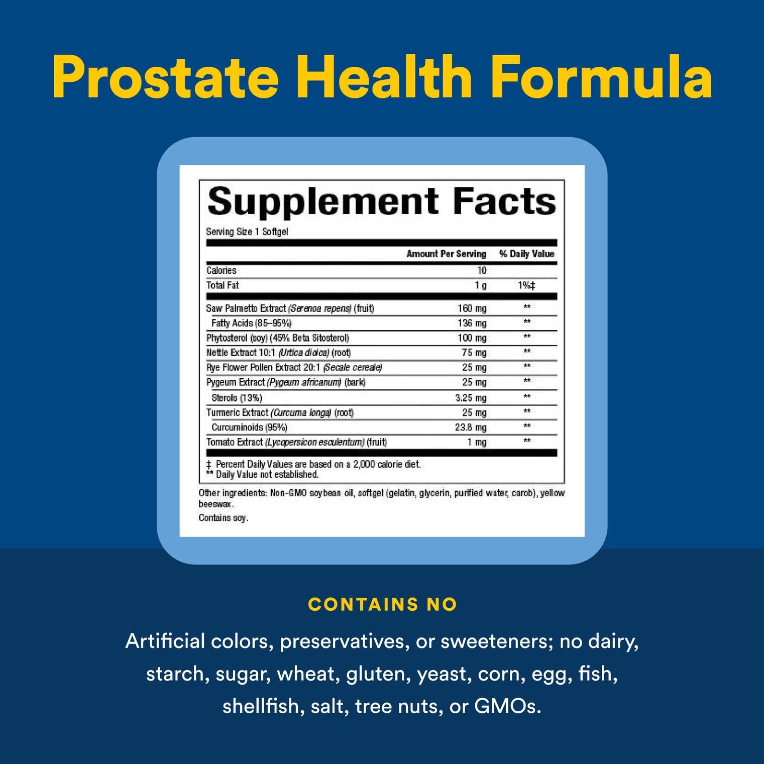 Natural Factors Prostate Health softgel capsules inside for easy daily dosing.