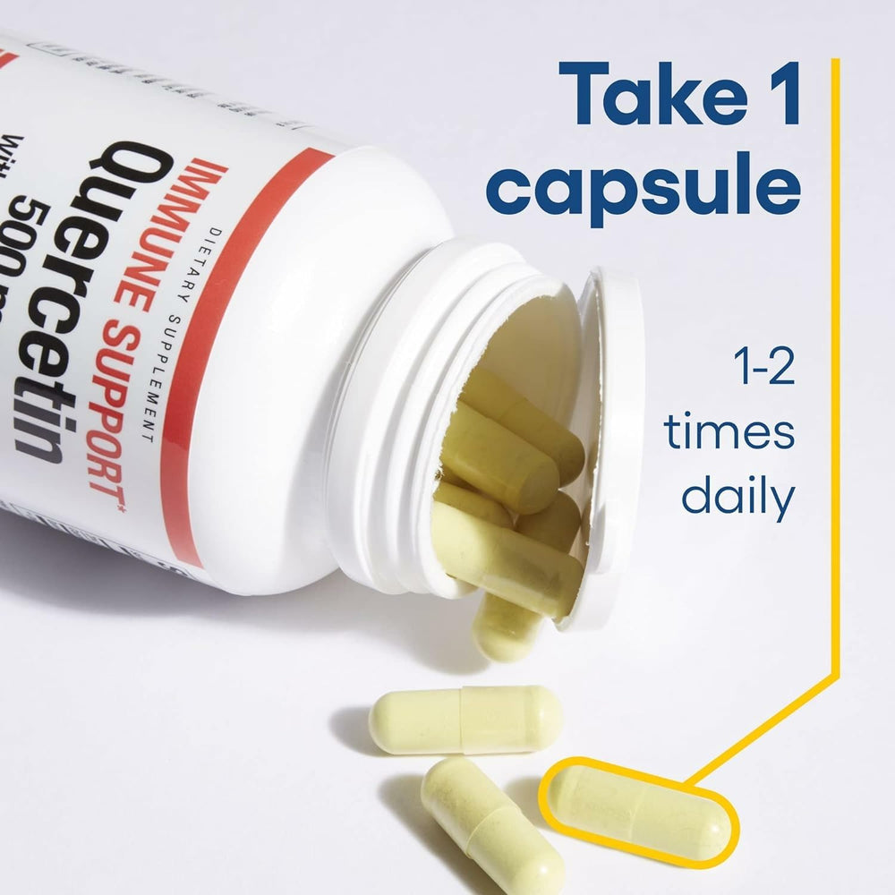 Immune support concept with Natural Factors quercetin zinc copper capsules