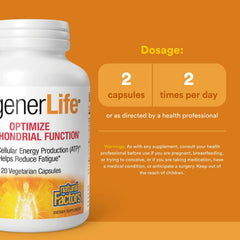 Natural Factors RegenerLife dissolved in water suggests quick, simple use.