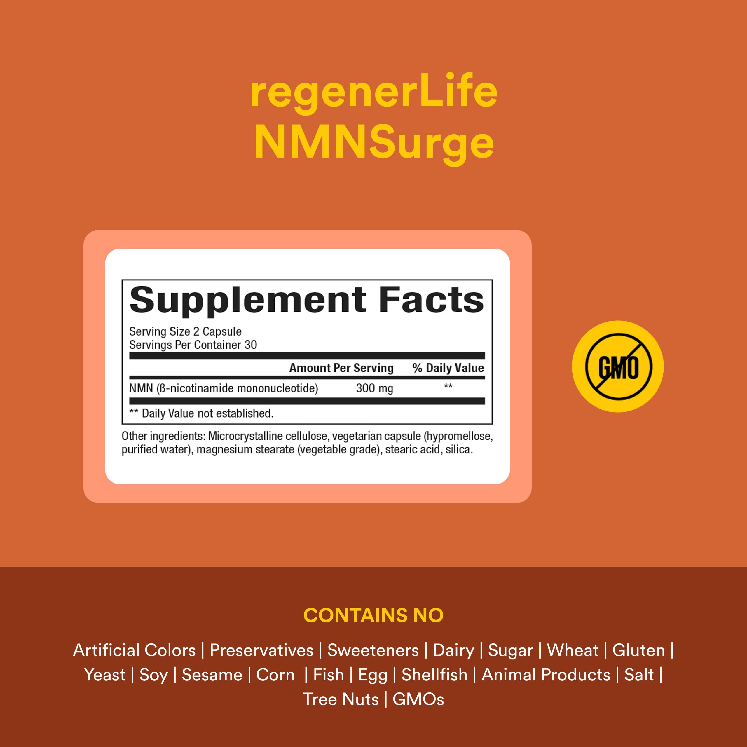 Natural Factors Regenerlife NMN bottle on a clean desk for easy routine.