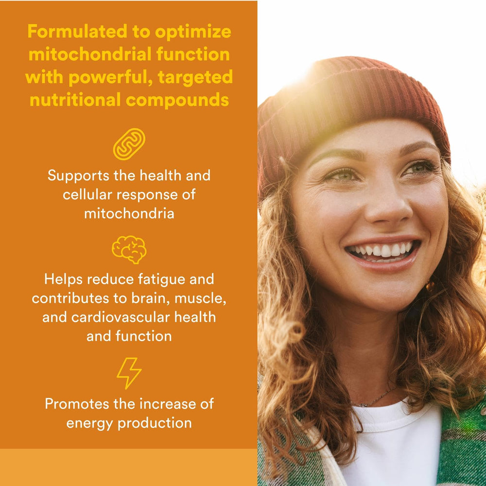 Natural Factors RegenerLife scoop beside a glass signals easy daily energy support.