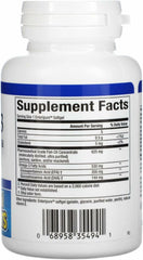 Natural Factors RxOmega-3 mini-gels capsules on label signaling balanced EPA and DHA