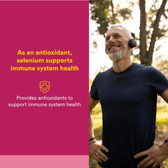 Natural Factors SelenoExcell capsules ready for daily antioxidant support.