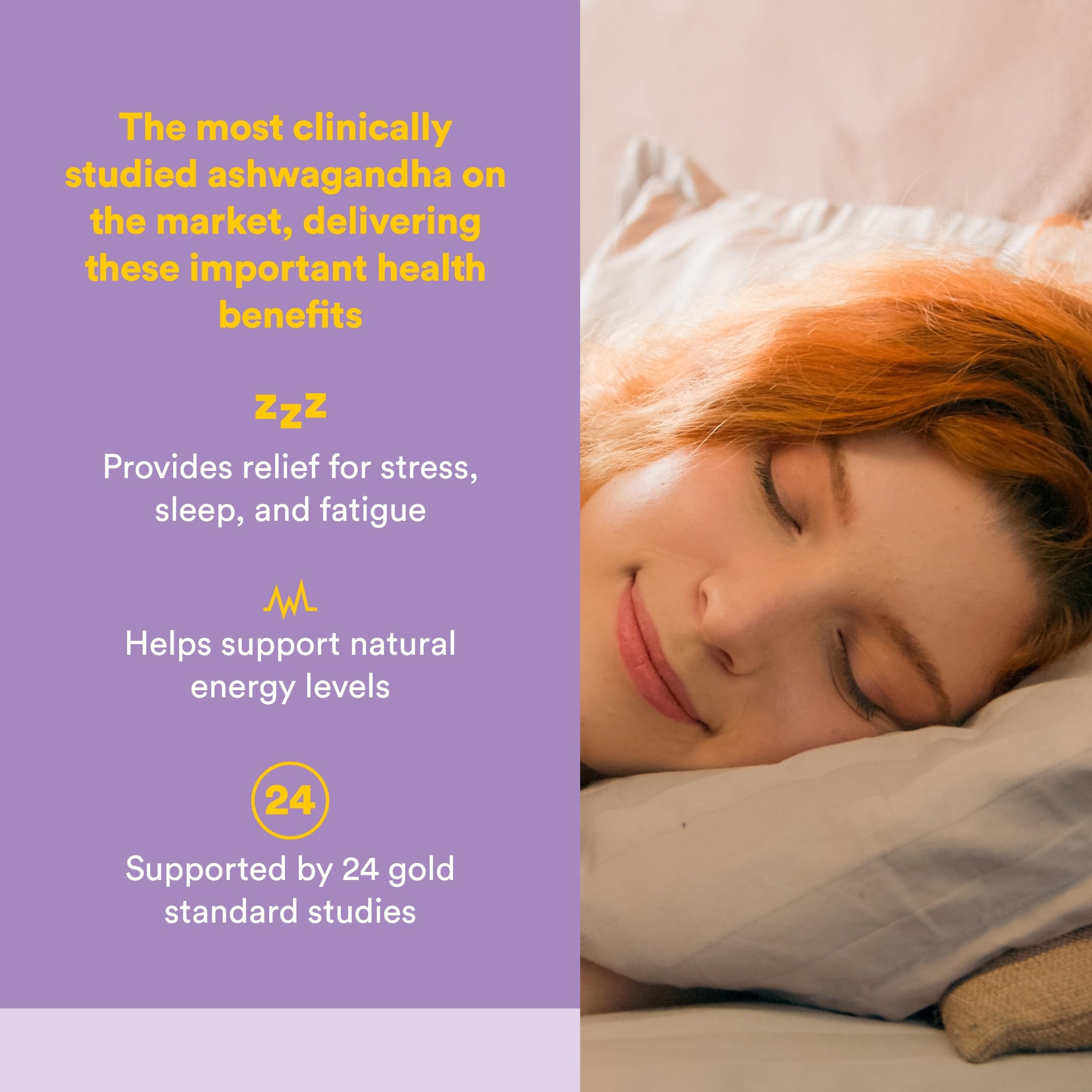 Natural Factors Stress-Relax KSM-66: botella de 30 cápsulas lista para uso diario.