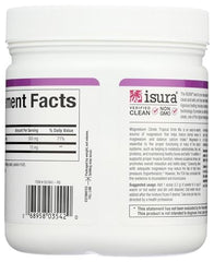 Natural Factors Stress-Relax powder scoop showing easy measurement for daily magnesium