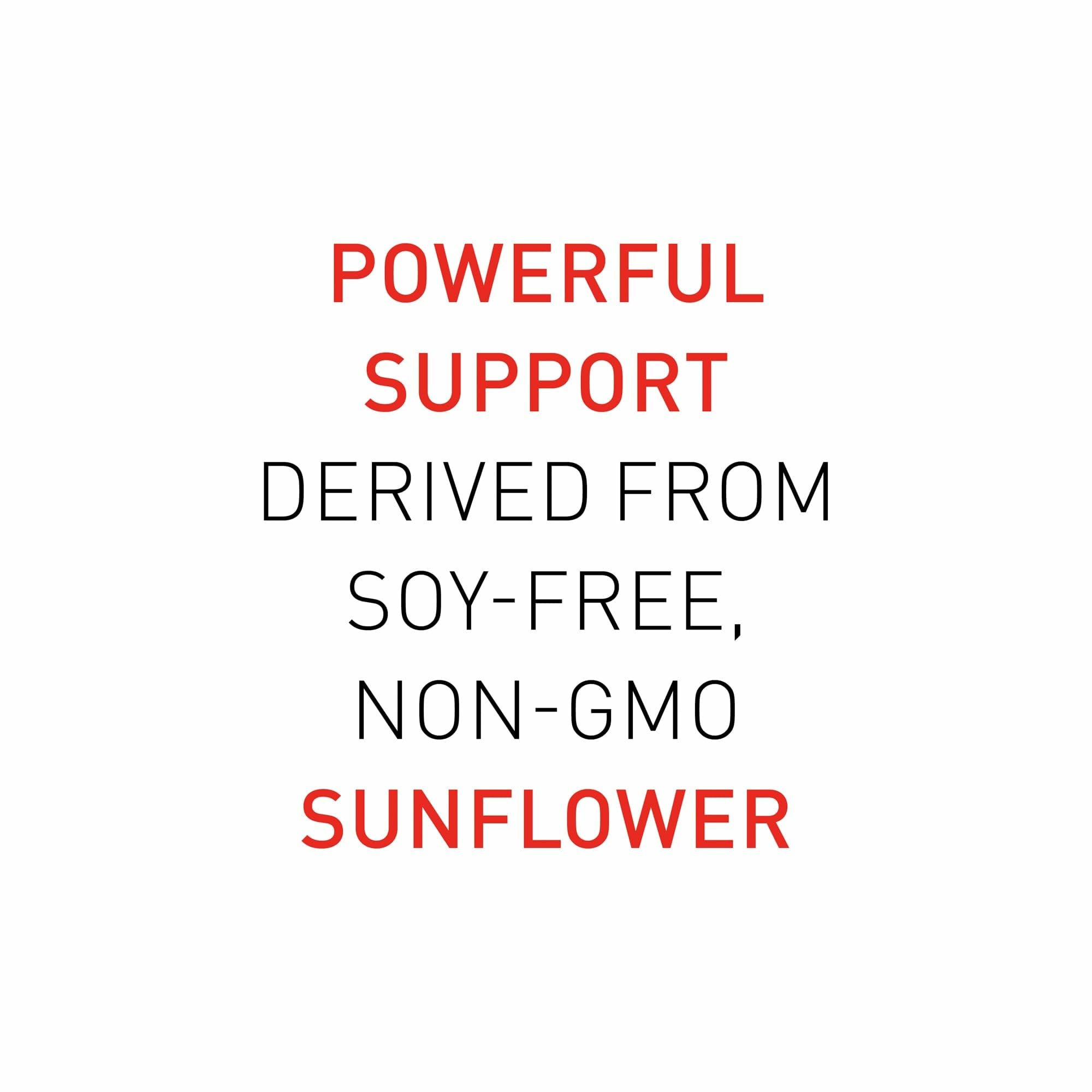 Natural Factors sunflower lecithin source for a soy-free phosphatidylserine option.