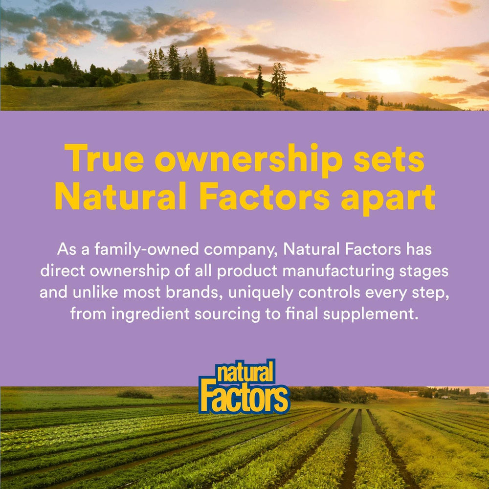 Natural Factors Total Body Collagen third party certification badge signals tested purity